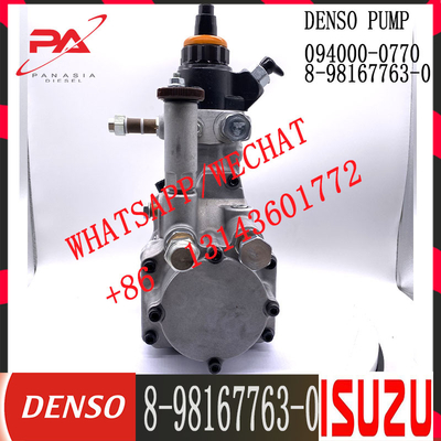 Pompa paliwa wtryskowego Common Rail 094000-0770 Dla IS-UZU 6WG1 8-98167763-0